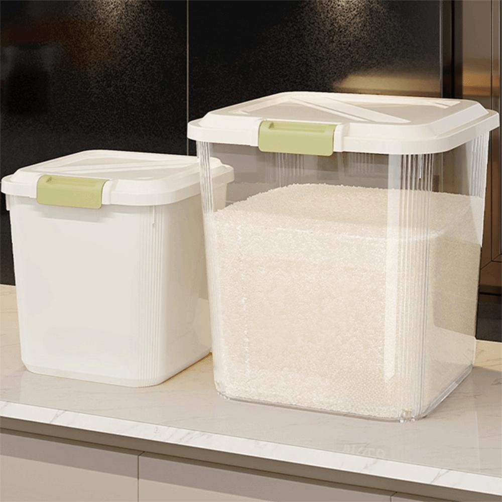 Moisture Proof Rice Storage Box Insect Proof Rice Dispenser Kitchen Organizer Rice Bucket Grain