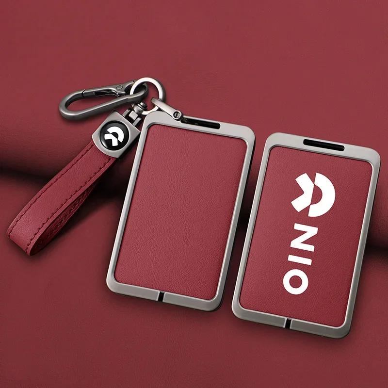 Zinc Alloy Auto Intelligent Nfc Card Key Fob Cover Case Fit For Wei Lai Nio Et5 Et7 Es7 Ec7 Es6 Es8 Ec6 Protector Mount Housing Auto Accessories