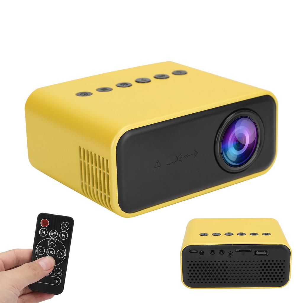 YT500 Mini Projector Portable Movie Projector with o and VideoUSBMemory Card Interfaces