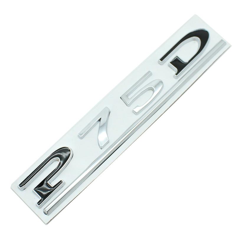 Auto 3D Metall P75D P85D P90D P100D Logo Aufkleber Aufkleber Für Tesla Modell 3 XSY Stamm Buchstaben Emblem Abzeichen Aufkleber