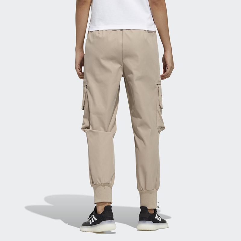 Adidas Cny Pt Wv Chinese New Year Themed Print Joggers With Side Pockets Women Bottoms Khaki GP0612