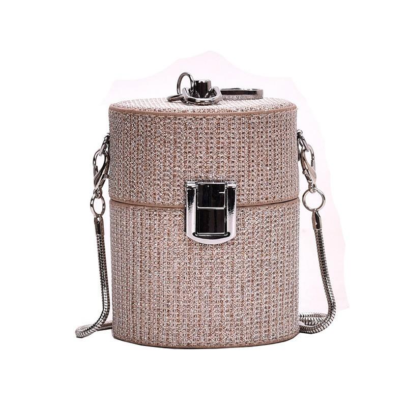 

Fashion Mini Bag Women s Chain Crossbody Niche Cylinder Small Lipstick Clothes Accessories Catwalk розовый