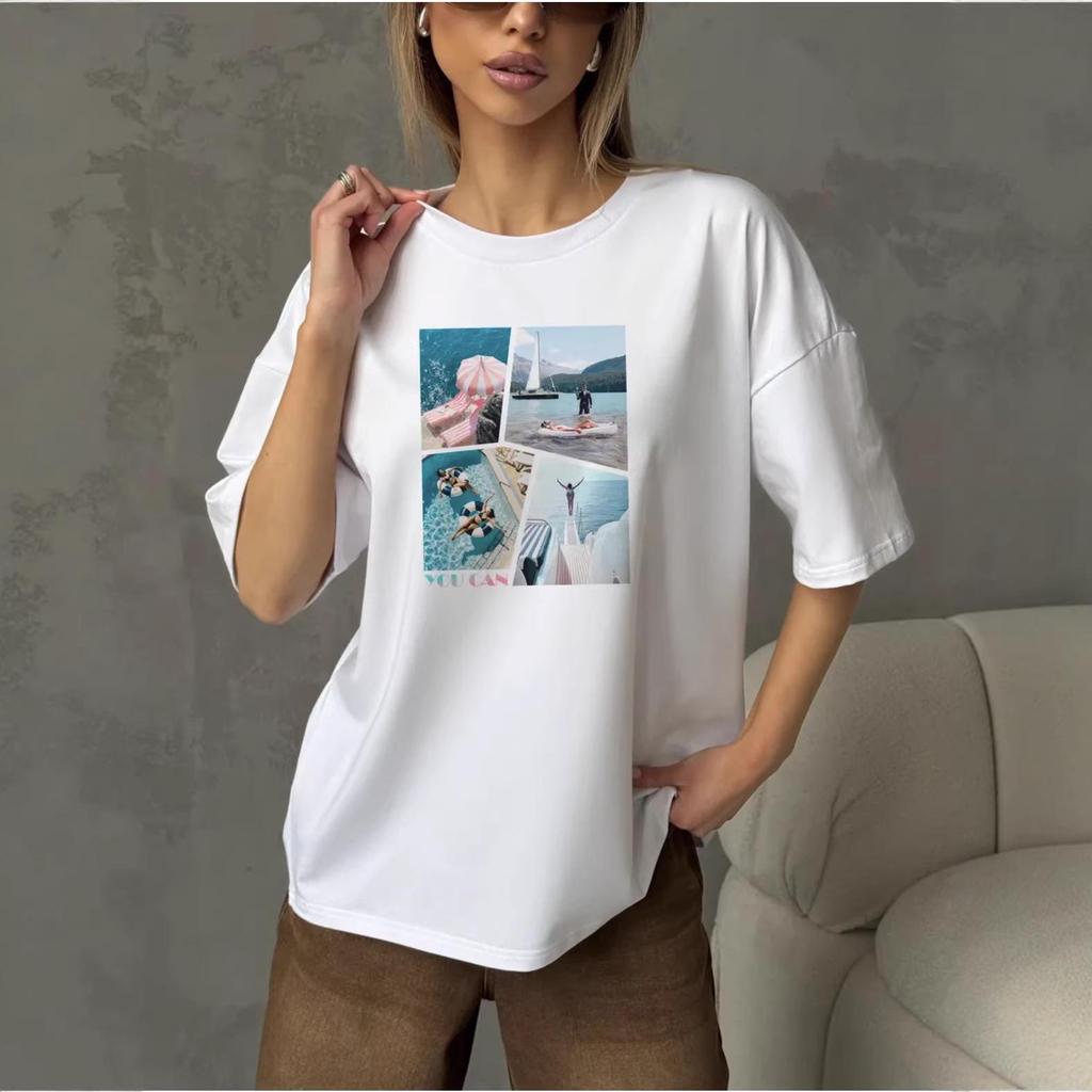 Summer Chic Oversized Top: Trendy, Fresh, and Comfortable