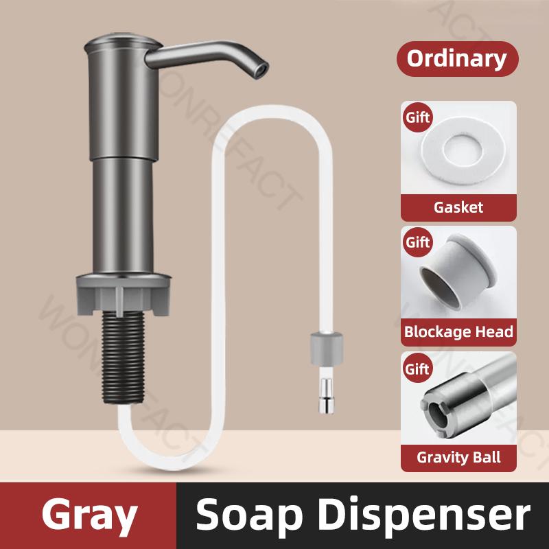 Kitchen Sink Soap Dispenser Sink Soap Dispenser With Tray Hook Dishwashing Liquid Soap Dispenser Countertop Soap Dispenser