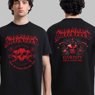 Hatebreed Cardiff UK 2025 Event Merch Tee At Depot Cardiff On October 12 T-Shirt