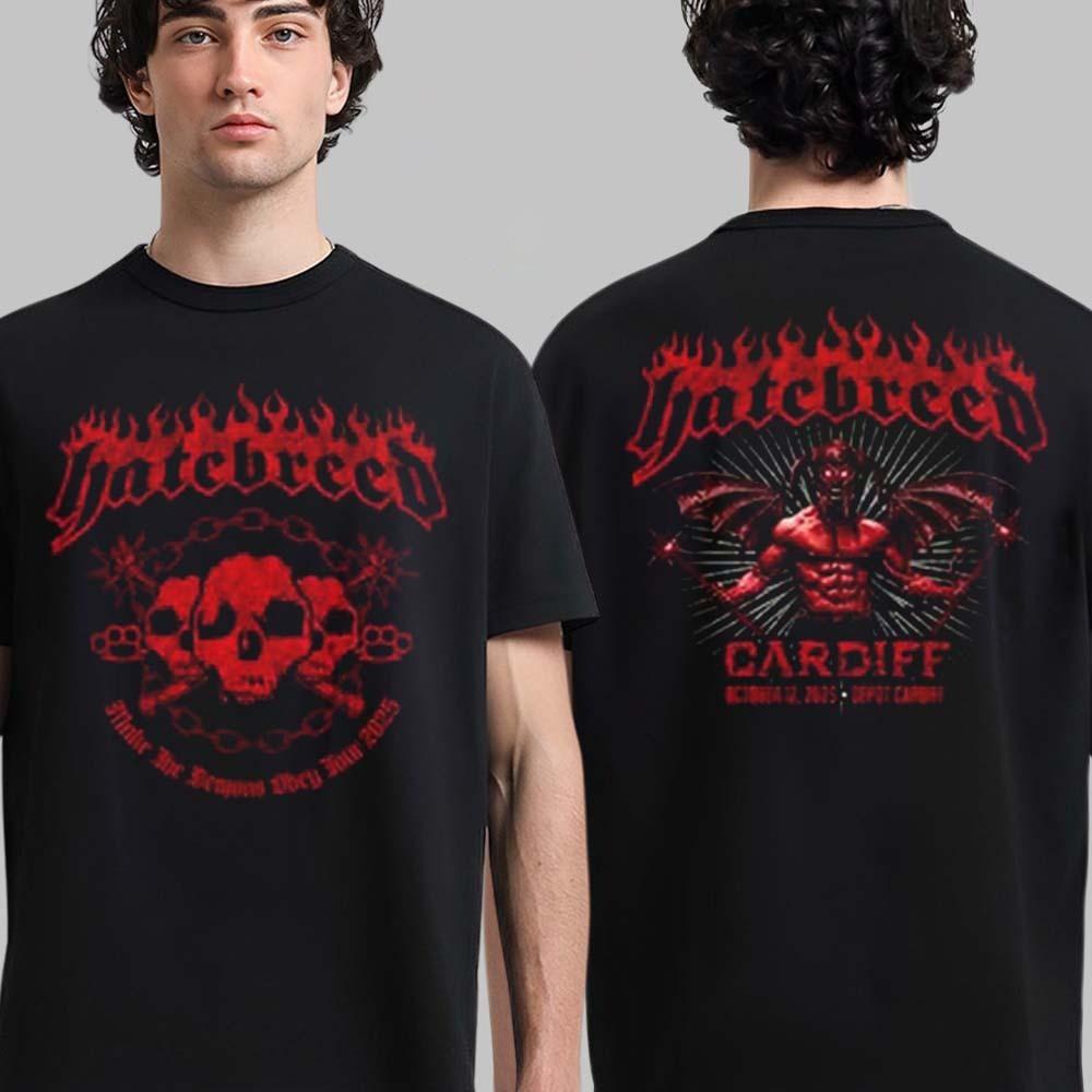 

Hatebreed Cardiff UK 2025 Event Merch Tee At Depot Cardiff On October 12 T-Shirt M
