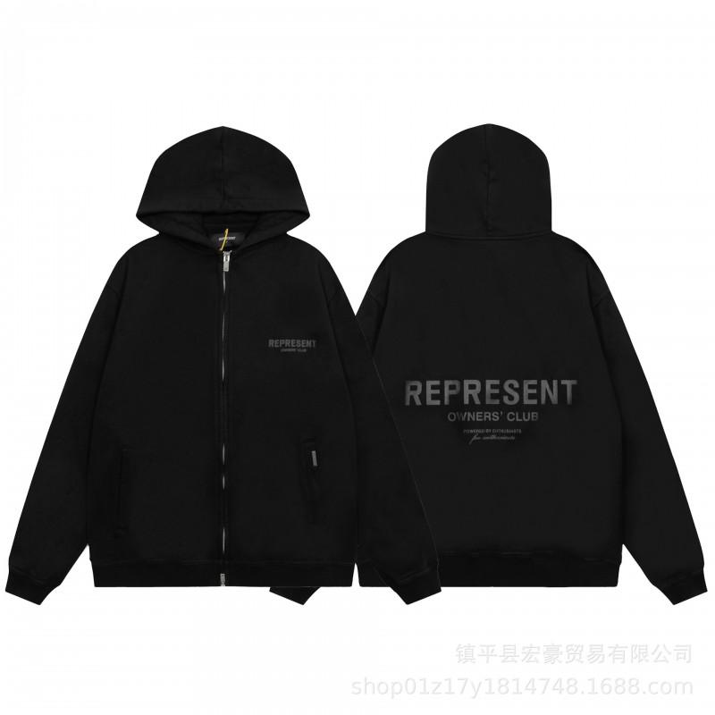 Unisex Oversized Hooded Zip-Up Sweatshirt Casual