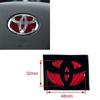 Carbon Fiber Car Steering Wheel Emblem Badge Sticker For Toyota RAV4 Hilux Aygo Yaris Ractis Corolla Camry CHR Auris Tacoma
