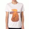 Flying Fried Chicken Bucket Unisex's Cotton T Shirt,Pure Cotton High Quality Print,Durable,Casual Fashion.Delicious Fried Chicken Bucket Graphic Desig