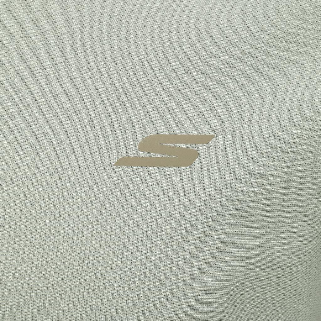 Skechers Solid Color Round Neck Short Sleeve T-Shirt Men Tops P226M141-05UT