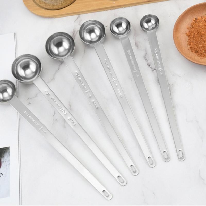 304Stainless Steel Long Handle Coffee Spoon Coffee Measuring Spoon Measuring Tool for Accurate and Convenient Use
