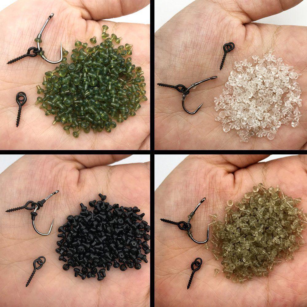 

40 шт. Стопоры для крючков для карповой ловли, резиновые бусины на цевье, держатель для аксессуаров, стопор для оснастки, стопорные бусины для крючков, карповая рыбалка, концевая оснастка