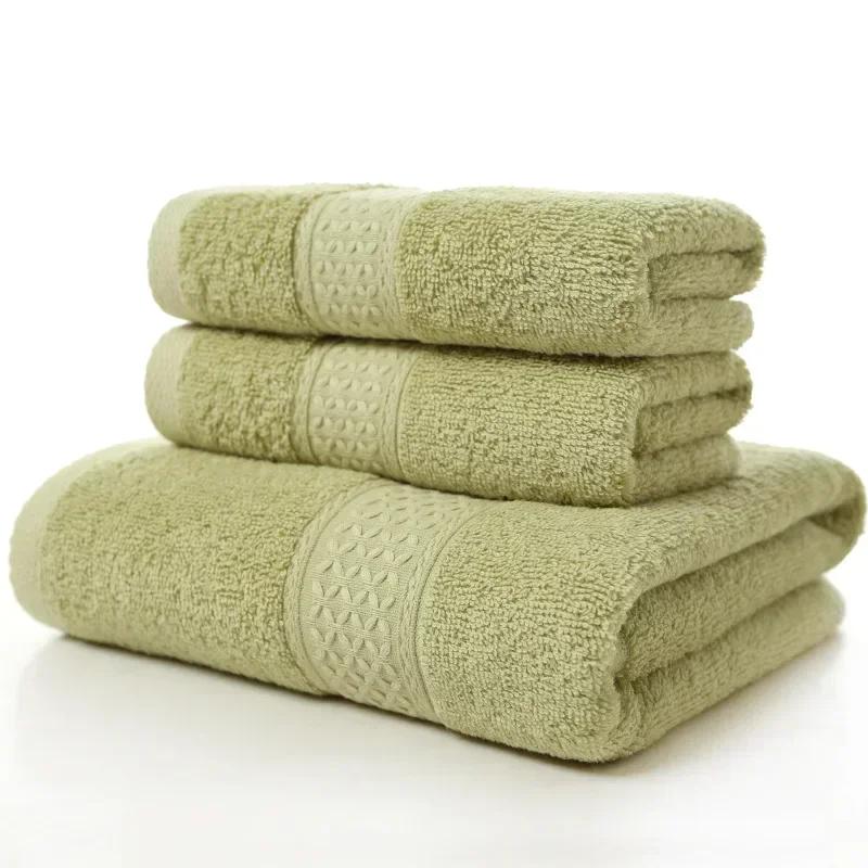 Towel Bath Towel 70x140cm Square Absorbent Couple Household Towel Set