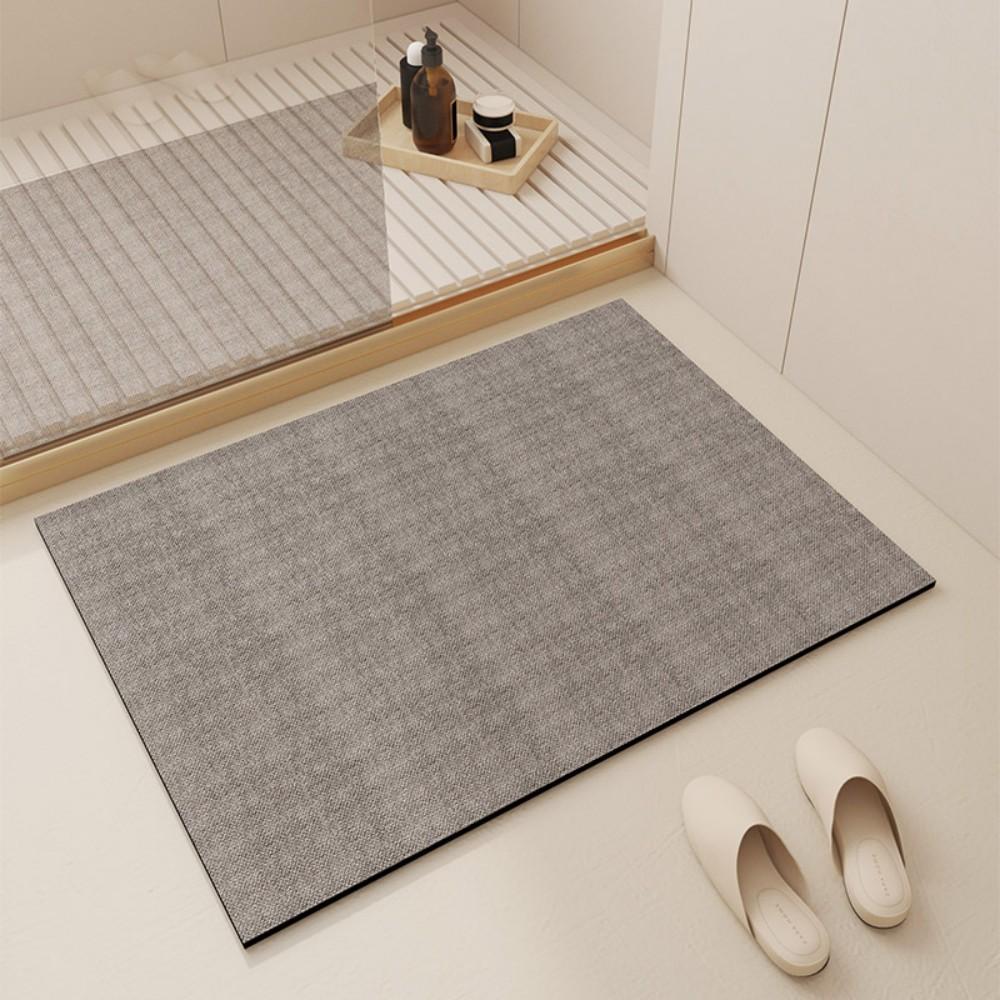 Antypoślizgowa mata podłogowa typu kremowego z ziemi okrzemkowej, Dywanik do łazienki, Mata podłogowa chłonąca wodę, Dywanik do dekoracji domu