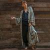 Cotton Beach Kimono Women Cover Ups Print Beach Cover Up Saida De Banho Para Praia Sarong Robe