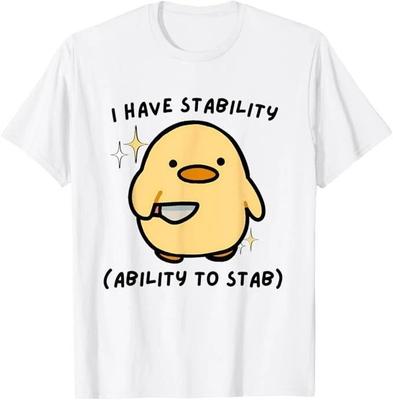 Denge Yeteneğim Var Komik Sevimli Ördek Saplama Yeteneği T-Shirt