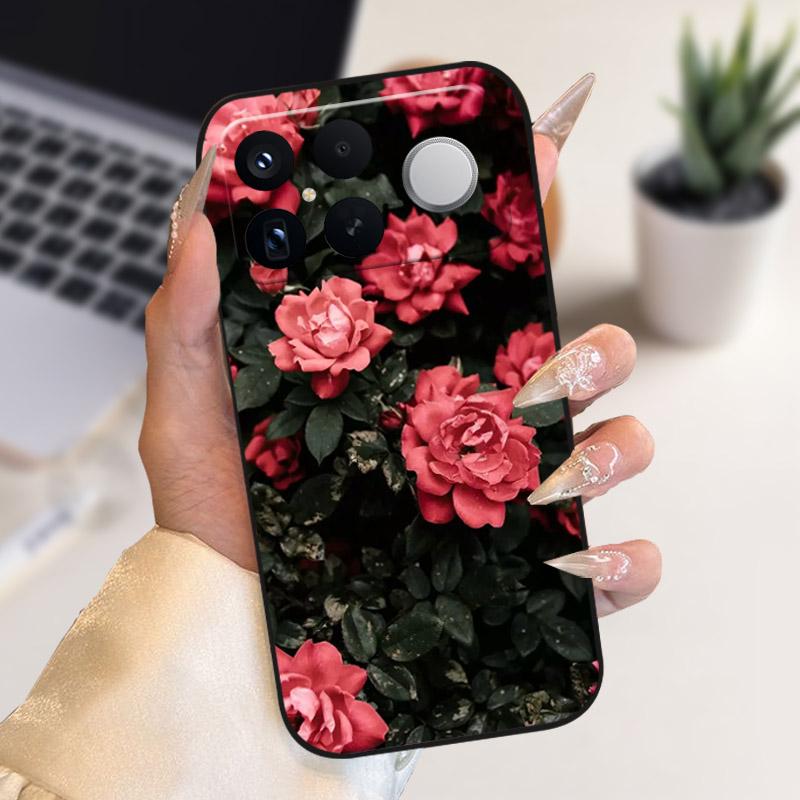 Etui do POCO F8 Ultra Modne Odporne na Wstrząsy Pokrowiec na Telefon Silikonowe Miękkie Zderzak TPU Dla Xiaomi POCO F8Ultra Powłoka Fundas Kreskówka Capa