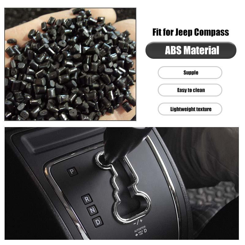 Autocolant decorativ pentru schimbarea vitezei auto, potrivit pentru Jeep Patriot 2011-2016, pentru Jeep Compass 2007-2016, accesorii interioare