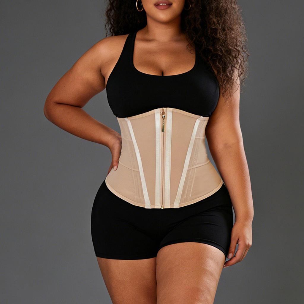Double-Layer Latex Waist Trainer: Abdomen Control Belt for Fitness and Sweat-Inducing Shaping