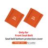 Car Buckle Protective Cover Fur Leather Safety Belt Protector Auto Accessories For Mazda 3 6 2 Axela CX5 CX3 CX30 CX9 Atenza IUE2