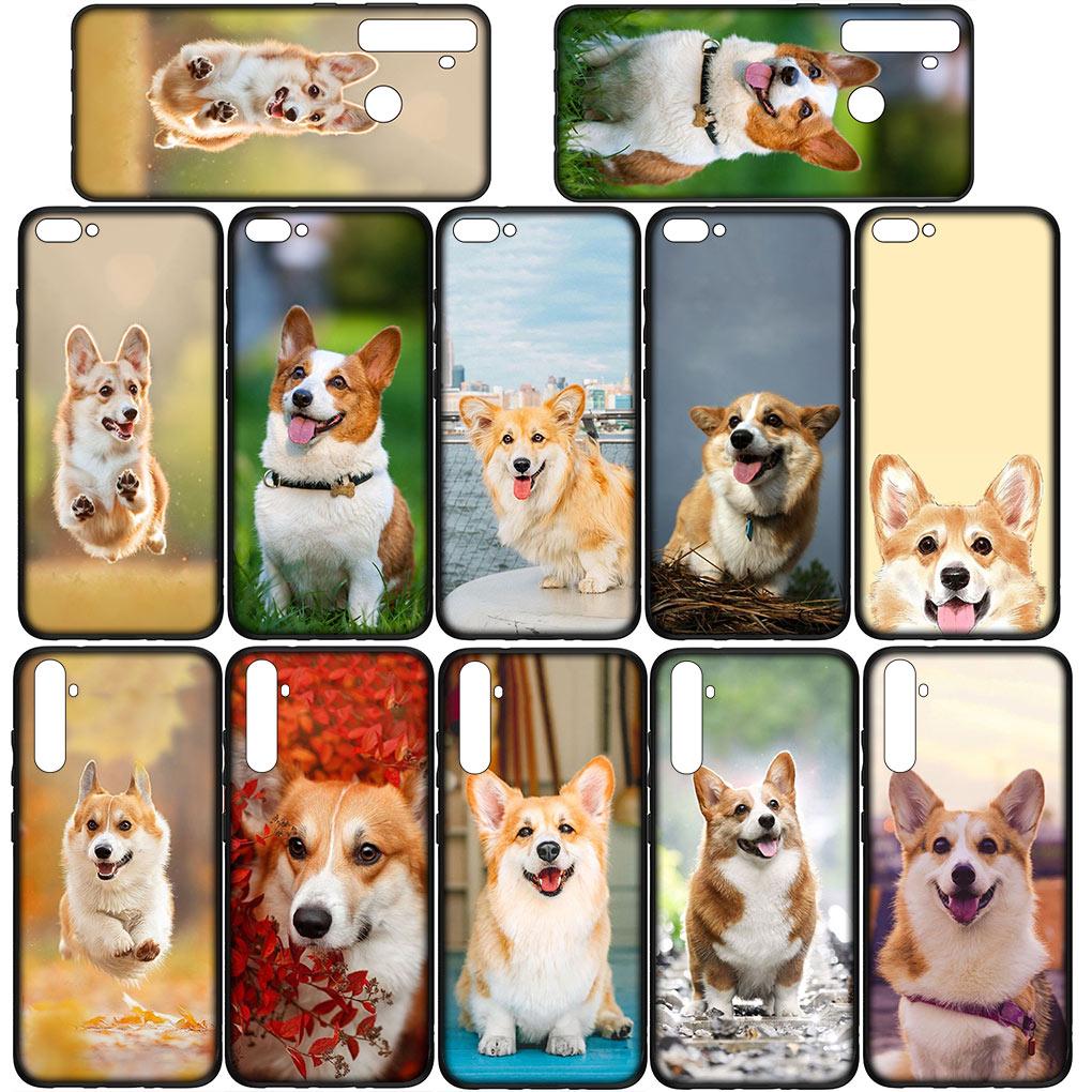 Dog Cute Corgi Cover Phone Casing for Xiaomi Redmi Note 12 11 10 9 Pro 9S 10S 11S 9A 9C NFC 9T 10A 10C 12C Soft Case