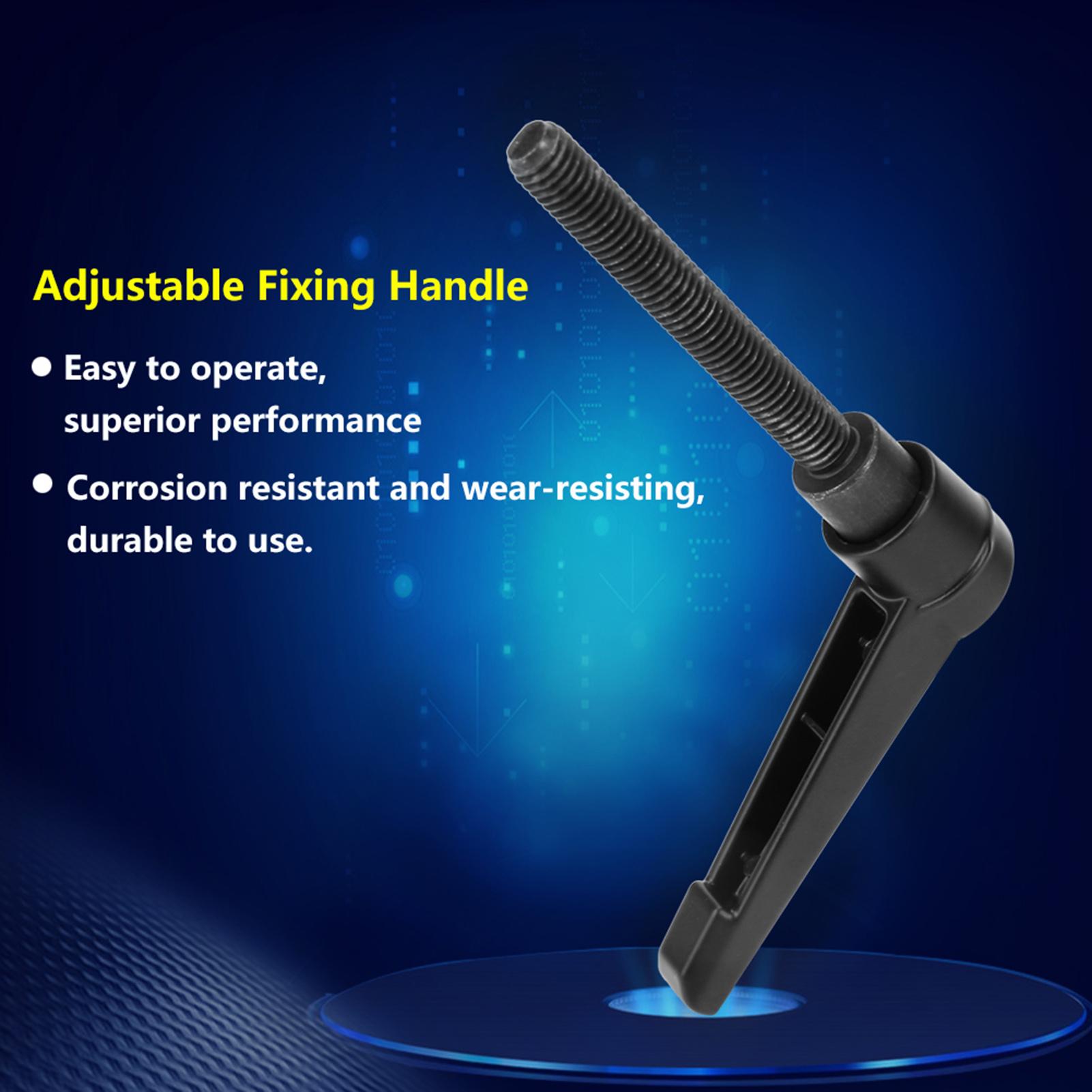 

4 шт. металлические ручки для машин, регулируемая фиксирующая ручка, наружная резьба M8 (80мм)