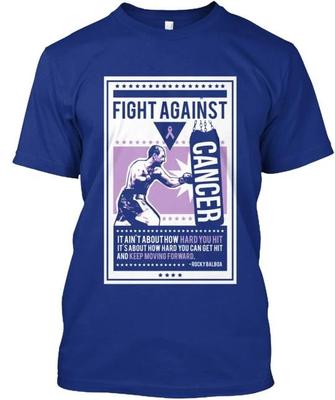 FIGHT AGAINST CANCER TTshirt Made In the USA Size S To 5XL