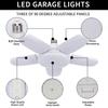 E27 LED Garagen-Glühbirne 28W 360° verstellbar Faltbare Blattlampe Kein Flackern für Schlafzimmer Wohnzimmer Küche Deckenbeleuchtung Grillbeleuchtung