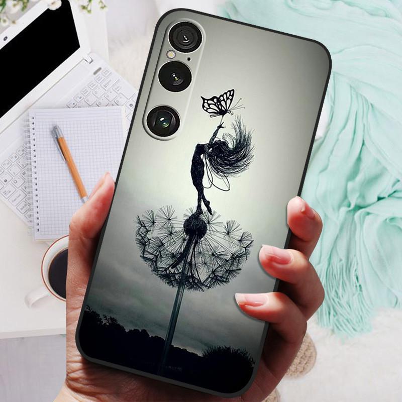 For Sony Xperia 1 VI Case Animals Soft Silicone TPU Back Cover Phone Cases For Sony Xperia1 VI Protective Bumper Shockproof Capa