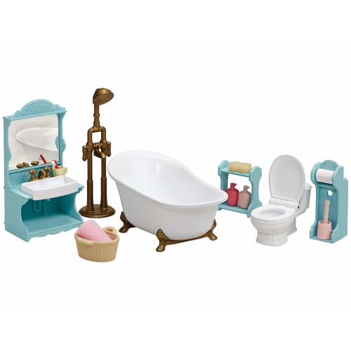 Sylvanian Families Furniture [Bathroom Set] SE-200 ST Mark Certification For Ages 3 and Up Toy Dollhouse Sylvanian Families EPOCH