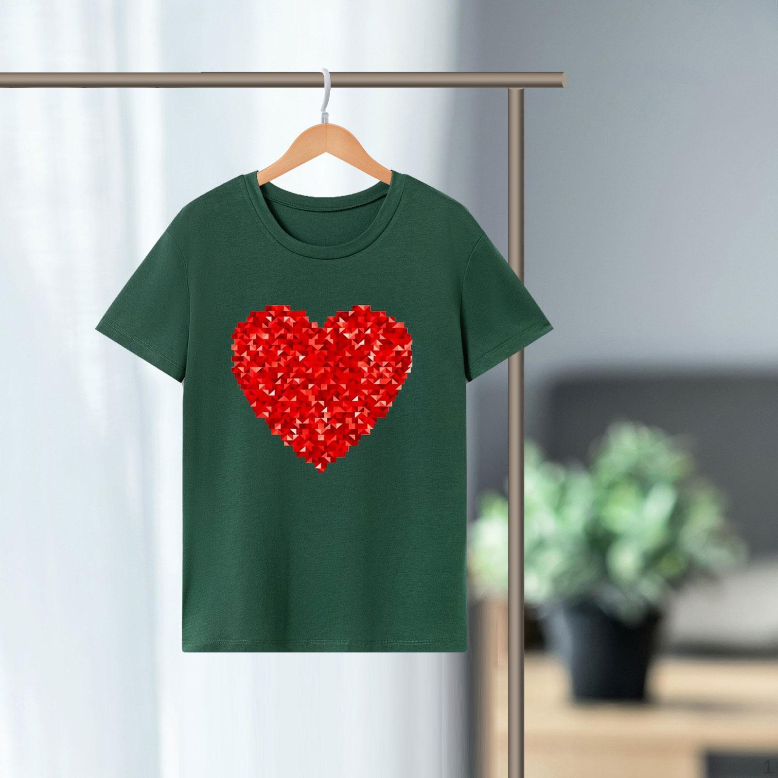 

Женская футболка с круглым вырезом