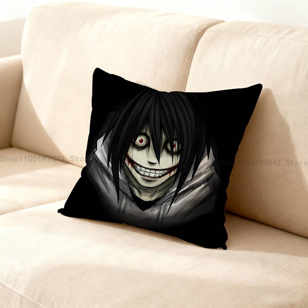 Jeff Art Killer Pillow Case Cushion Cover Home Decor Birthday Gift Pillowcover