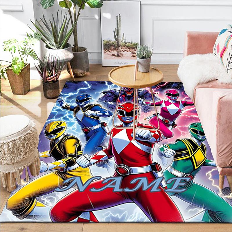 Custom 1Pc Power Rangers Storm Rug Office Carpet Indoor Outdoor Entrance Doormat Nonslip Soft And Comfortable Living Room D2915217