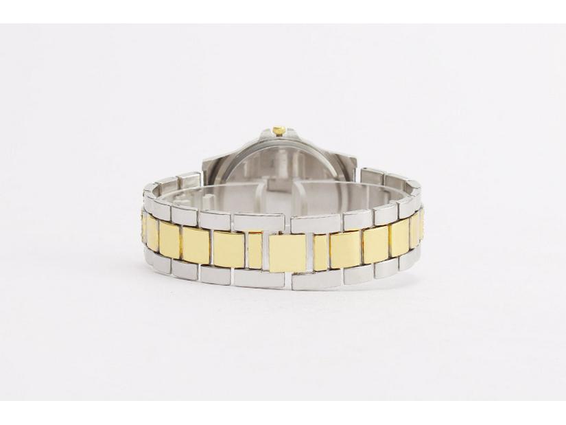 Damen Quarz Mode Armbanduhr mit Voll Diamantbesetztem Design