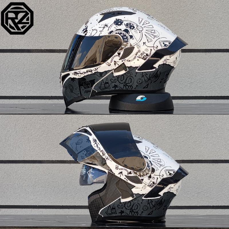 Flip Up Motorcycle Helmet Double Lens Full Face Helmet High Quality DOT Approved Moto Cascos Motociclistas Capacete