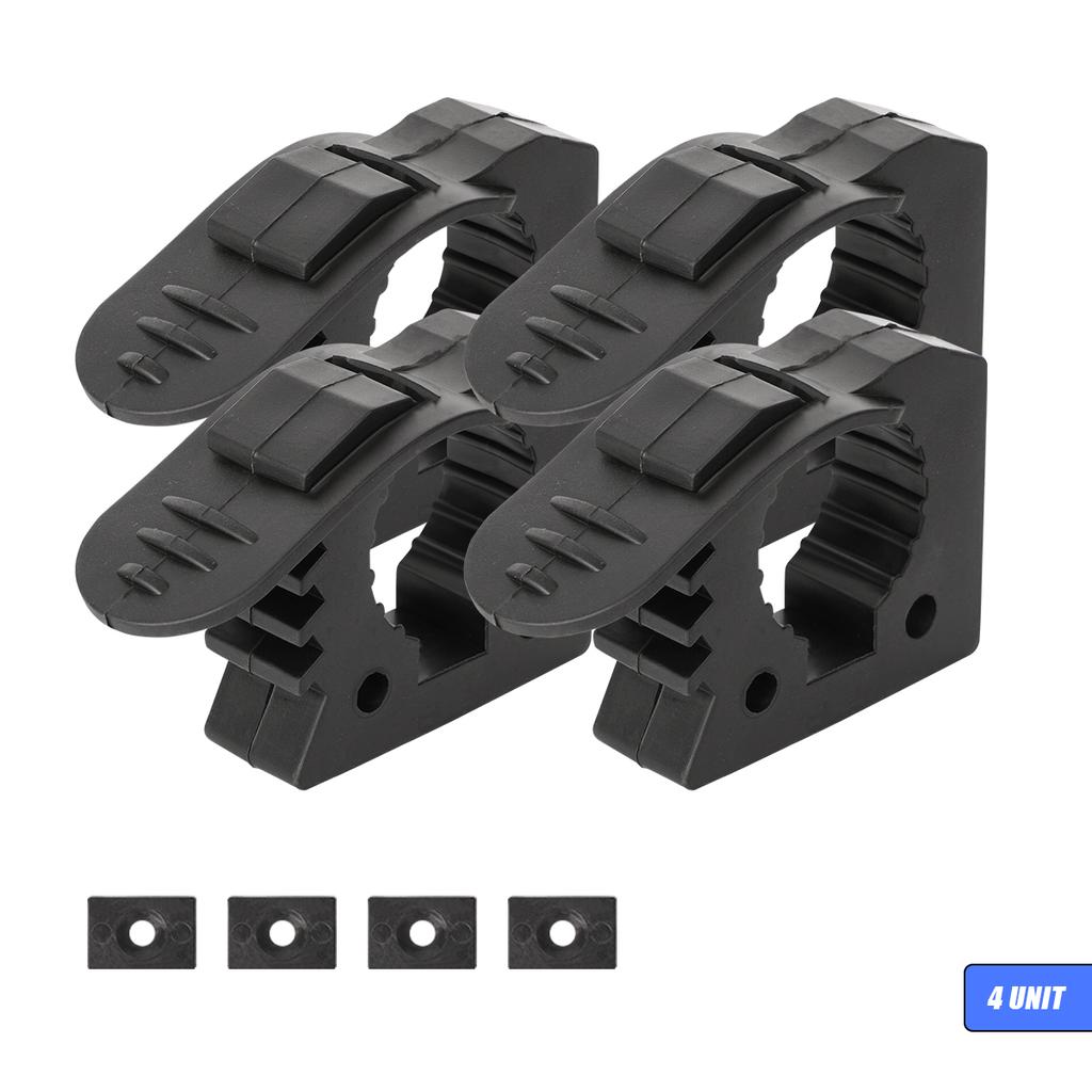 Rubber Clamp for Mounting Tools Equipment Shovel Holder Bracket For Offroad ATV UTV Truck Accessories Trailer RV Boat