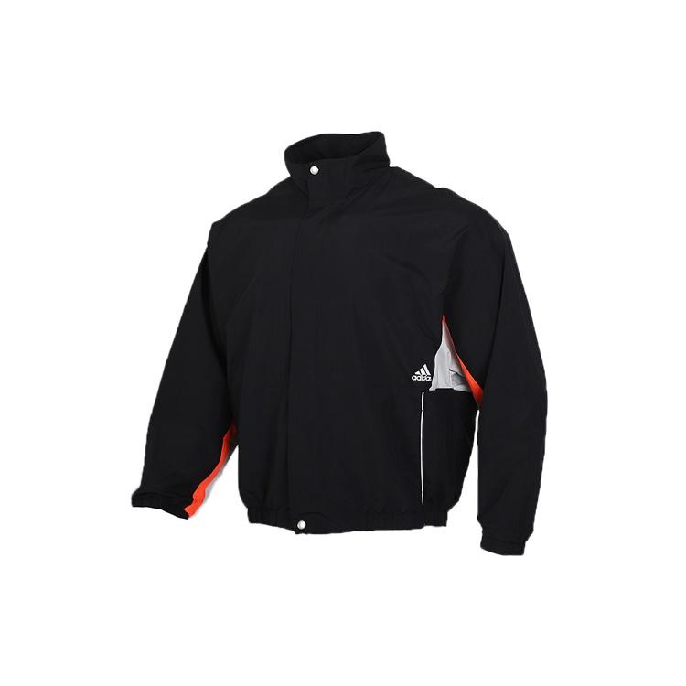 adidas Zipper Stand Collar Woven Jacket Black Men s FM5455 M