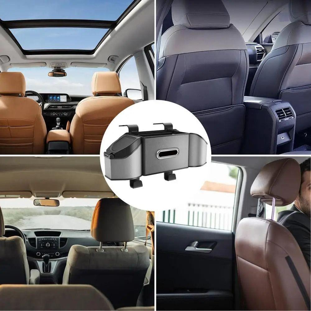 Large Capacity Car Seat Back Storage Box Tissue Holder Chair Back Storage Box  Car Interior