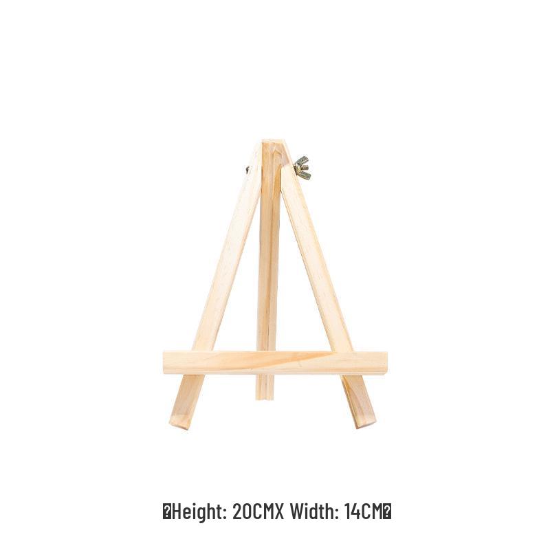 Children s Wooden Mini Easel: 14x20 Painting Display, Desktop Phone Holder, Picture Frame Tripod
