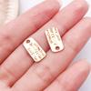 Love Tag Peach Heart Pendant DIY Jewelry Accessories