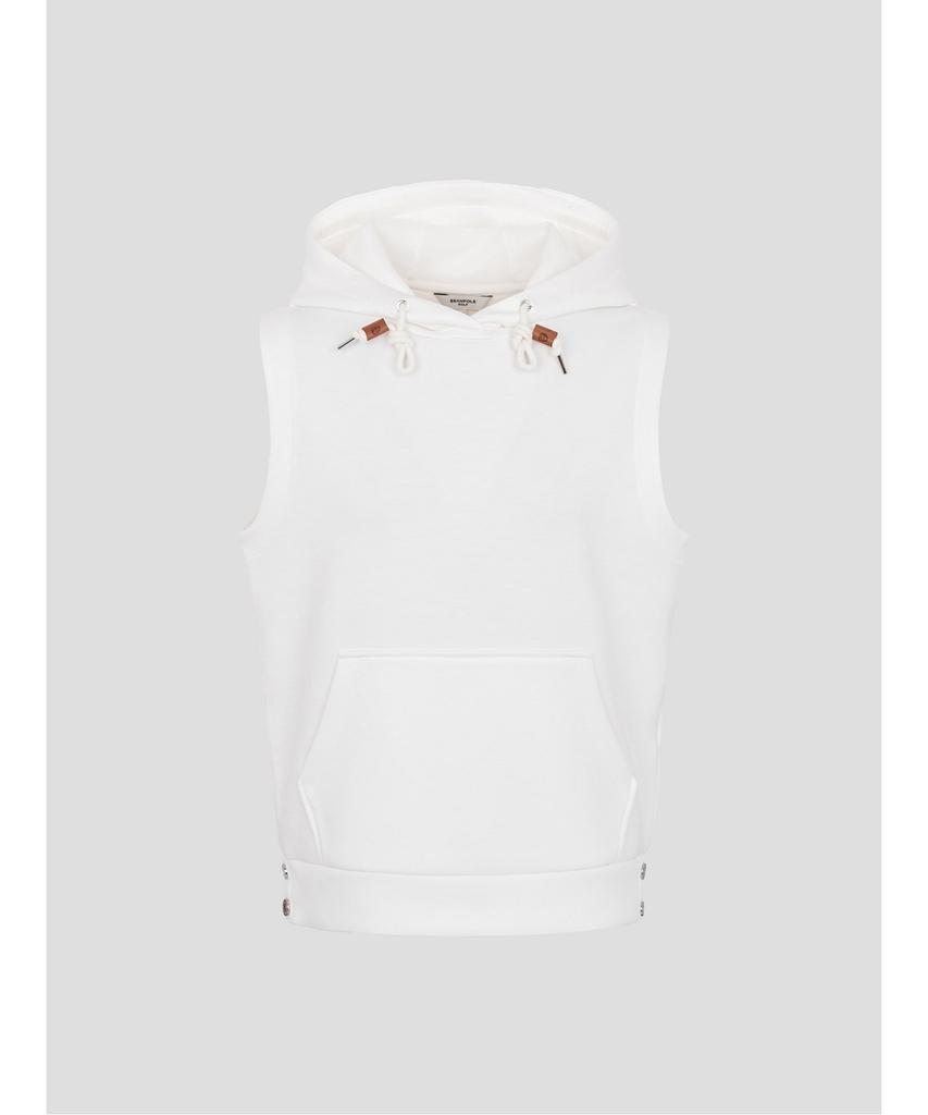 BEANPOLE GOLF Women'S Jersey Hooded Vest Ivory