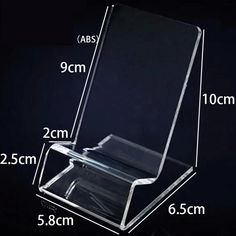 Acryl Transparenter Ständer Handyhalter Tablet Halterung Regal Fenster Tresen Display Vitrine Für iPhone Smasung Xiaomi Handy