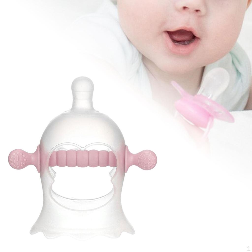 Baby Toy Soothing Pacifier Easy Clean on Wrist for 4 10 Months Toddlers