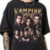 Vintage Vampire Diaries T-Shirt, Damon Salvatore Shirt, Stefan Salvatore Tee, Retro Mystic Falls Merchandise, TV-Serien Fan Geschenk