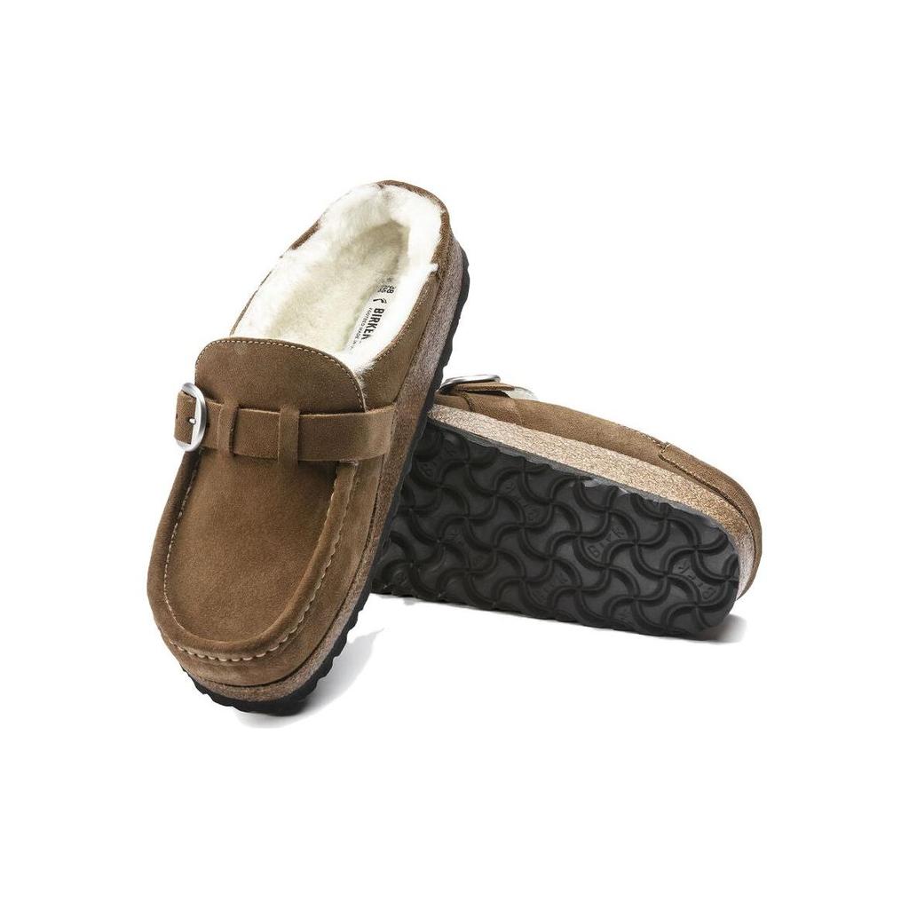 Birkenstock Comfortable Casual Fashion Suede Sandals Unisex sandals Brown 1018127