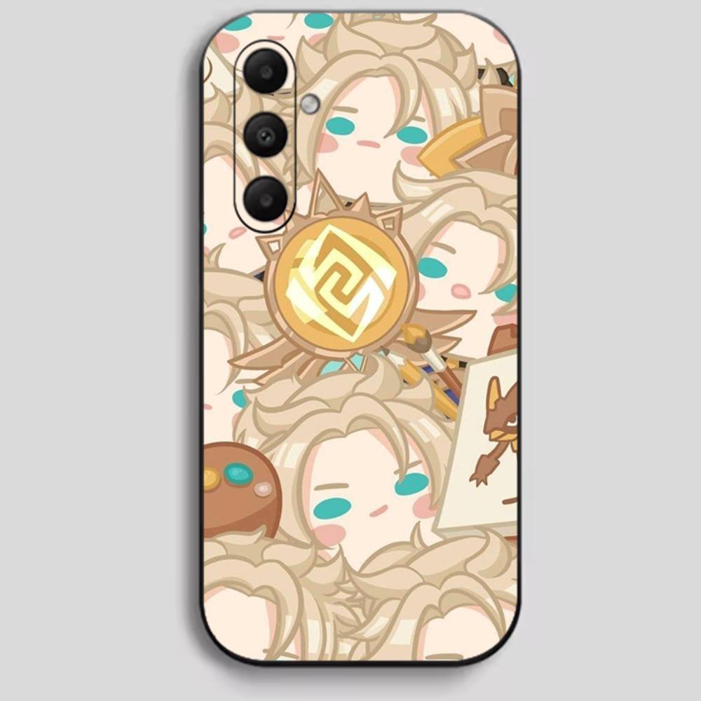 

Милый чиби-персонаж G-Genshin Impact Тонкий чехол для серии Samsung Galaxy A (A22-A55) 3 Samsung A10 A10S