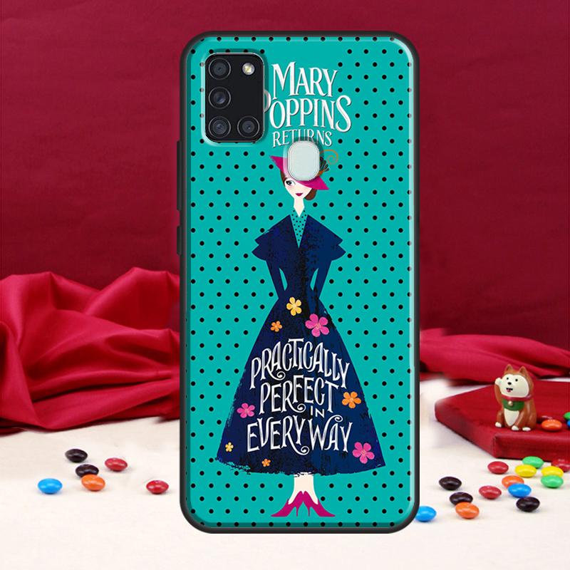 Mary Poppins For Samsung Galaxy A34 A54 A14 A52 A32 A22 A12 A13 A53 A11 A51 A71 A50 Phone Case