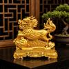 Ruyi Qilin Alloy Ornament for Prosperity Home or Business Decor