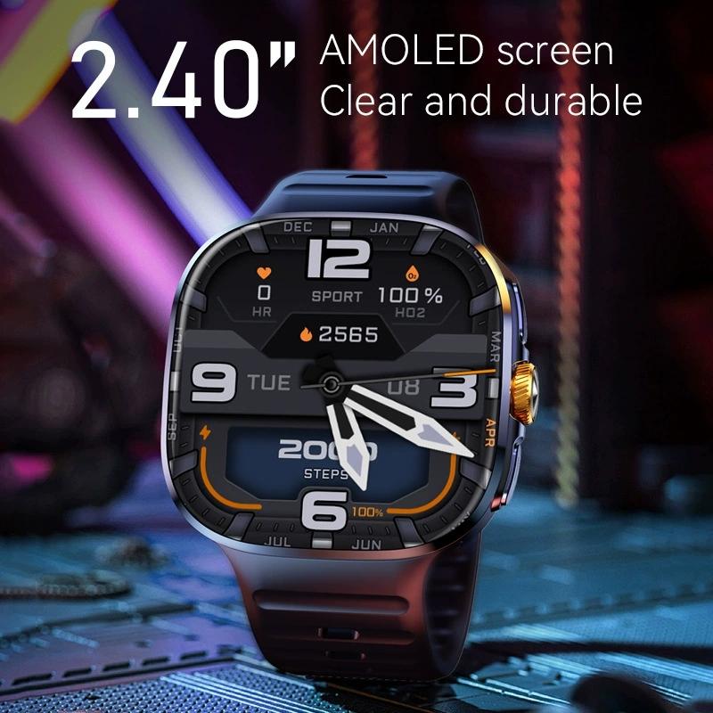 AMOLED 2.4 Inch Large Screen M99 Smart Watch Rotate Camera 4G SIM Card Android 10 WIFI GPS APP Downloadable Smartwatch