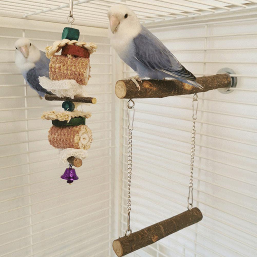Universal Parrot Toy Strong Hardness Perched Healthy Bird Perch Parrot Stand Stick Parrot Swing Molar Claws